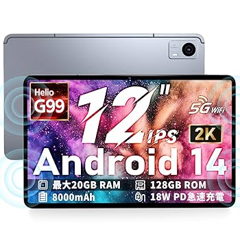 DOOGEEタブレット 12インチ Helio G99 10800mAh 8コア DOOGEEからHelio G99搭載でパワフル＆大画面！コスパ最強の12